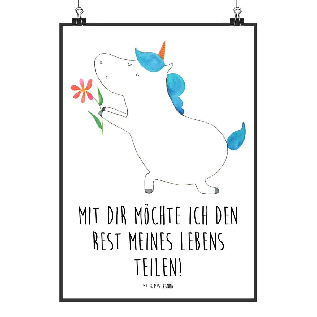 Poster unicorn flower Wanddeko, Bild, Wanddeko Bild, Designposter, Raumdekoration, Mr. & Mrs. Panda Poster, Küchenposter, Handgemaltes Poster, Posterdruck, Wandposter, Kinderposter, Poster, Wanddekoration, Kunstdruck, Einhorn, Einhörner, Einhorn Deko, Unicorn, heiraten, Liebesbeweis, Liebe, Verlobung, Freundin, Heiratsantrag, Freund, Partner, Ehepaar, Antrag, Pärchen, Ehe