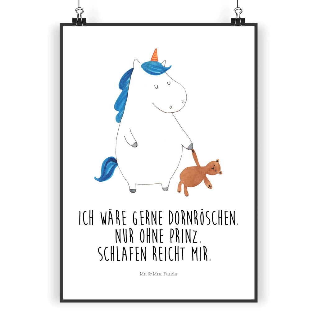 Poster unicorn teddy wanddeko, Plakat, Poster, Designposter, Mr. & Mrs. Panda Poster, wanddruck, Wandbild, Deko Bild, drucke, Wanddekoration, Wandposter, Posterdruck, wandkunst, Bild, Kunstdruck, kunst für die wand, kunstdruck poster, Bild für Wand, grafikposter, Wandschmuck, Wanddeko Bild, kunstposter, Einhorn Deko, Einhörner, Einhorn, Unicorn, Single, Bett, schlafen, Freundin, Singleleben, Träumen, Gute Nacht