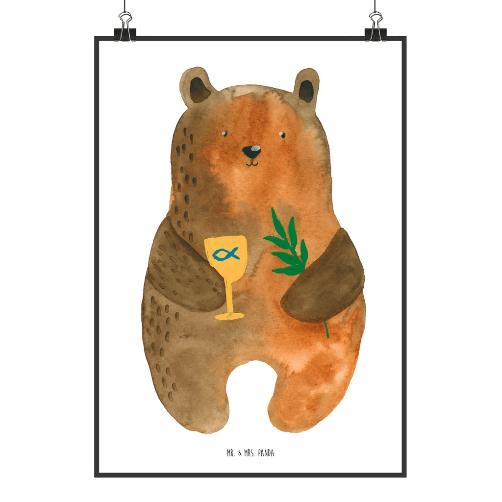 Poster Bär Konfirmation Plakat, Bild für Wand, wanddeko, Wanddeko Bild, kunstdruck poster, Wandbild, Poster, Wandschmuck, Mr. & Mrs. Panda Poster, drucke, Posterdruck, Wandposter, wanddruck, kunst für die wand, Bild, grafikposter, kunstposter, Deko Bild, Wanddekoration, wandkunst, Kunstdruck, Designposter, Teddybär, Bär, Teddy, Gottesdienst, Konfirmation, Kirche, Evangelisch