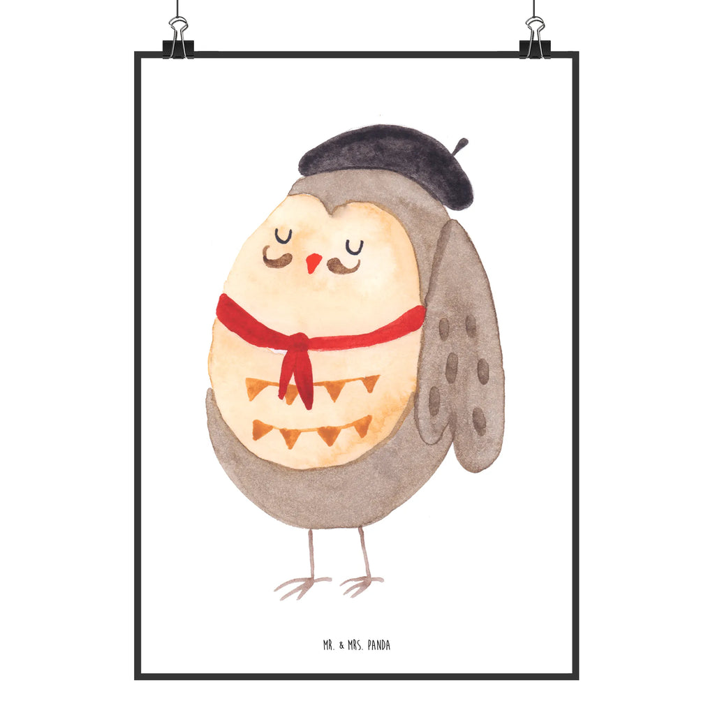 Poster Eule Frankreich Mr. & Mrs. Panda Poster, wanddeko, wandkunst, Plakat, kunstdruck poster, Bild, Kunstdruck, drucke, kunstposter, Wanddekoration, Deko Bild, Wandschmuck, Wandposter, kunst für die wand, Wandbild, Designposter, Posterdruck, grafikposter, wanddruck, Bild für Wand, Wanddeko Bild, Poster, Eule, Das Leben Ist schön, Owl, Frankreich, Hibou, Spruch Französisch, Eule Deko, La Vie Est Belle, Eulen, Spruch schön