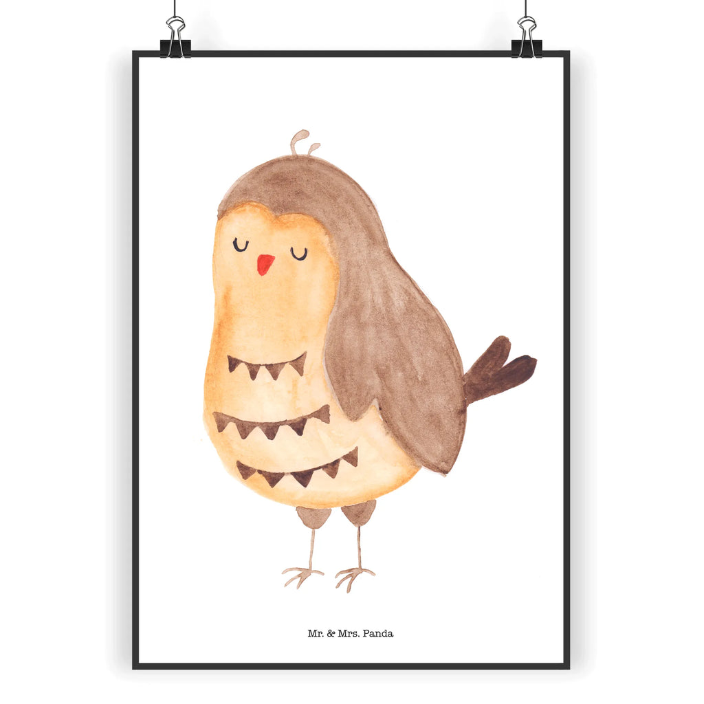 Poster Eule Zufrieden kunstposter, Bild für Wand, Bild, Poster, kunst für die wand, Wandschmuck, wandkunst, Deko Bild, kunstdruck poster, Plakat, Wandbild, Designposter, Kunstdruck, Mr. & Mrs. Panda Poster, grafikposter, Wanddeko Bild, drucke, Wanddekoration, wanddeko, wanddruck, Wandposter, Posterdruck, Eule, Spruch schön, Wortspiel Lustig, Romantisch, Geschenk Hochzeitstag, Eule Deko, Owl, Liebe Spruch, Eule Spruch