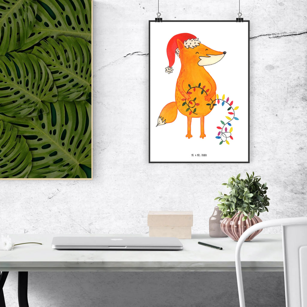 Poster Fuchs Weihnachten Posterdruck, Wandposter, grafikposter, wanddeko, Poster, Wandschmuck, wanddruck, wandkunst, kunstdruck poster, Wanddekoration, Deko Bild, Wandbild, Plakat, kunstposter, Designposter, drucke, Kunstdruck, Bild, Bild für Wand, Mr. & Mrs. Panda Poster, Wanddeko Bild, kunst für die wand, Wintermotiv, Heiligabend, Advent, Nikolaus, Weihnachtsdeko, Winter, Weihnachten, Weihnachtszeit, Füchse, Spruch schön, Geschenk Weihnachten, Fuchs, Weihnachtsmann