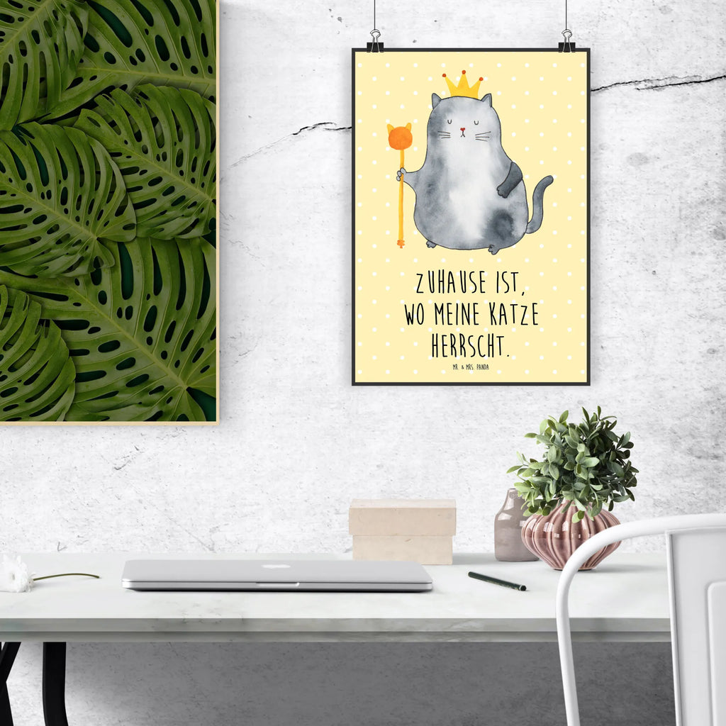 Plakat kot Król Wanddeko Bild, Posterdruck, Handgemaltes Poster, Raumdekoration, Wanddeko, Poster, Designposter, Küchenposter, Wandposter, Mr. & Mrs. Panda Poster, Wanddekoration, Bild, Kunstdruck, Kinderposter, Katze, Katzenmotiv, Katzenfan, Katzendeko, Katzenfreund, Katzenliebhaber, Katzenprodukte, Katzenartikel, Katzenaccessoires, Katzensouvenirs, Katzenliebhaberprodukte, Katzenmotive, Haustier, Mietzhaus, Katzen, König, Cat, Kater, Königin, Katzenhalter, Cats, Familie, erste eigenen Wohnung, Einzug, Wohnung, Queen, Mietze, Umzug, Katzenbesitzerin