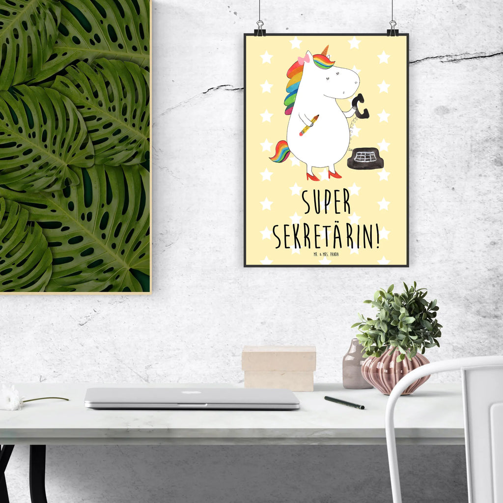 Plakat Jednorożec sekretarka wanddeko, typografie poster, Plakat, wanddruck, grafikposter, Wandschmuck, kunstdruck poster, Wanddeko Bild, Posterdruck, Deko Bild, Panda Poster, kunstposter, Designposter, Design Poster, Bild, Kunstdruck, Wandposter, Wandbild, Wanddekoration, Deko Poster, Poster, wandkunst, Mr. & Mrs. Panda Poster, drucke, Unicorn, Einhorn, Einhörner, Einhorn Deko, Steuerbüro, Bürohilfe, Steuerkanzlei, Bürokraft, Rechtsanwältin, Büro, Rechtsanwaltsgehilfin, Sekretärin