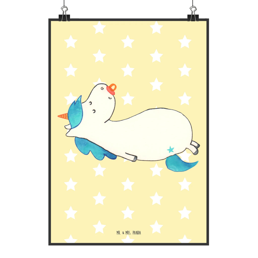 Plakat Jednorożec smoczek Jednorożec, jednorożce, dekoracje jednorożca, jednorożec