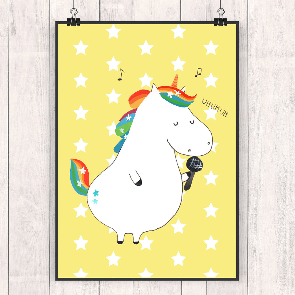 Plakat jednorożec Śpiewak Mr. & Mrs. Panda Poster, wanddeko, Kunstdruck, Plakat, Wandschmuck, Poster, Wandposter, kunst für die wand, Bild für Wand, kunstdruck poster, wanddruck, Bild, Wanddeko Bild, grafikposter, Wanddekoration, Deko Bild, Designposter, Wandbild, Posterdruck, drucke, kunstposter, wandkunst, Einhorn Deko, Einhörner, Einhorn, Unicorn, Party, Geburtstag, Konfetti, Disco, Feier, Sängerin, Fest, Sänger, Glitzer, Freundin