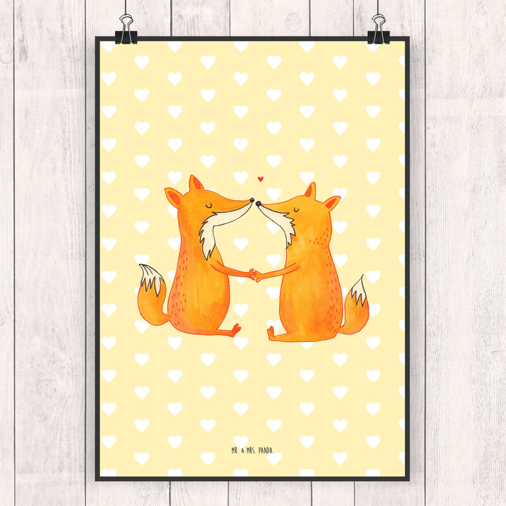 Plakat lisy miłość Bild für Wand, wandkunst, Wandbild, Wandposter, Wanddekoration, Wanddeko Bild, kunstposter, kunstdruck poster, wanddeko, Kunstdruck, Poster, Posterdruck, Deko Bild, Bild, drucke, Designposter, Mr. & Mrs. Panda Poster, kunst für die wand, Wandschmuck, wanddruck, Plakat, grafikposter, Fuchs, Freundin, Ehemann, Füchse, Partner, Verlobte, Ehe, Ehefrau, Fox, Liebesbeweis, Liebespaar, Freund, Liebe, Paar