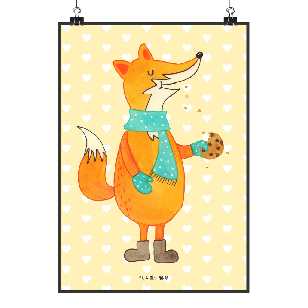 Poster Fuchs Keks Plakat, Poster, grafikposter, Wandposter, Bild für Wand, Bild, Wanddekoration, kunstposter, kunstdruck poster, kunst für die wand, drucke, Mr. & Mrs. Panda Poster, Deko Bild, Wanddeko Bild, wanddruck, Kunstdruck, Designposter, Wandbild, Posterdruck, Wandschmuck, wanddeko, wandkunst, Fuchs, Füchse, Weihnachtszeit, Backen Spruch, Liebe, Plätzchen, Winter, Kekse, Küche Deko