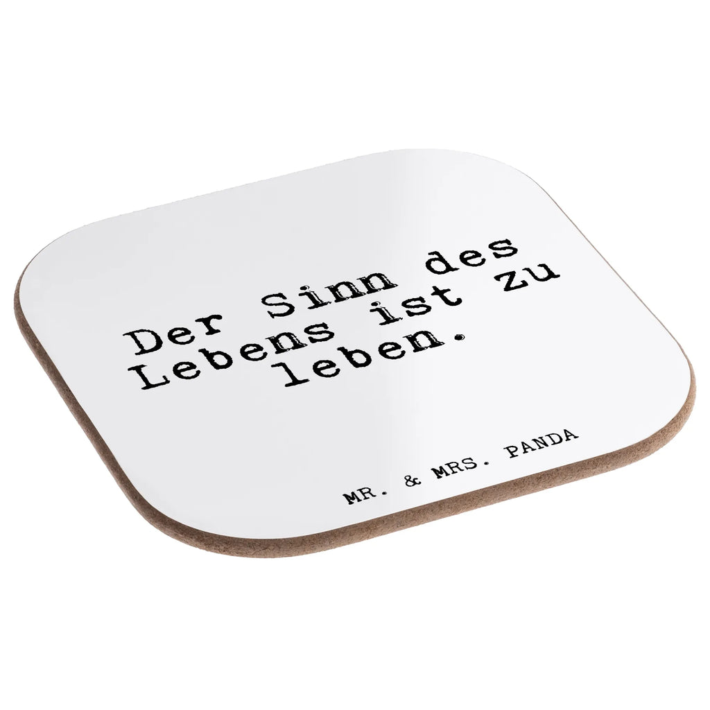 Square coaster Der Sinn des Lebens... glass coasters, party, Coasters, presents, breakfast, gift, gifts, saying, sayings, funny, wisdom, quotes, Glizzer Spell Proverbs Wisdom Quotes Funny Wisdom Words