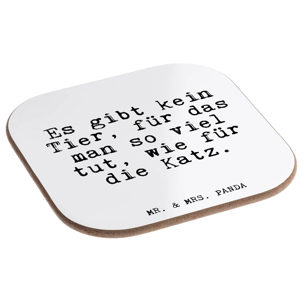 Square coaster Es gibt kein Tier,... Coasters, gifts, gift, party, glass coasters, breakfast, presents, saying, sayings, funny, wisdom, quotes, Glizzer Spell Proverbs Wisdom Quotes Funny Wisdom Words