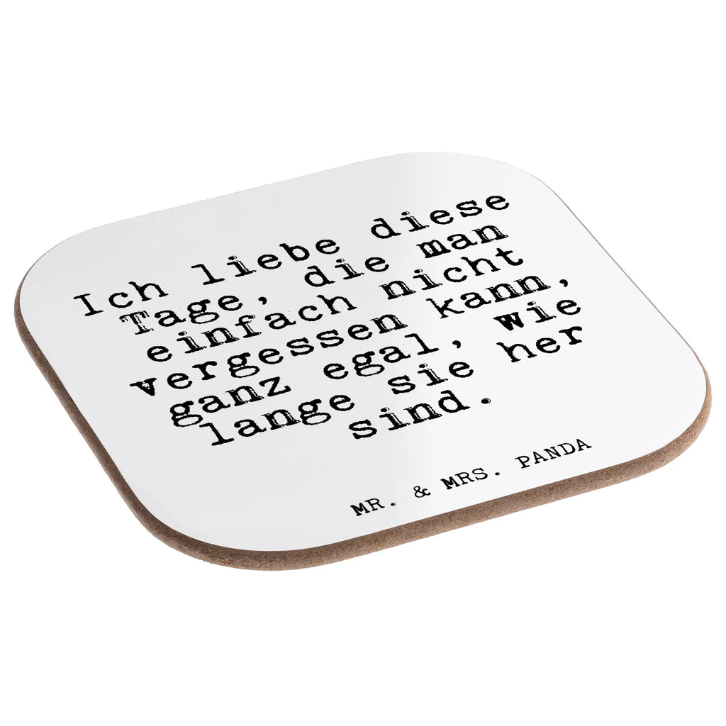 Square coaster Ich liebe diese Tage,... party, presents, Coasters, gift, breakfast, glass coasters, gifts, saying, sayings, funny, wisdom, quotes, Glizzer Spell Proverbs Wisdom Quotes Funny Wisdom Words