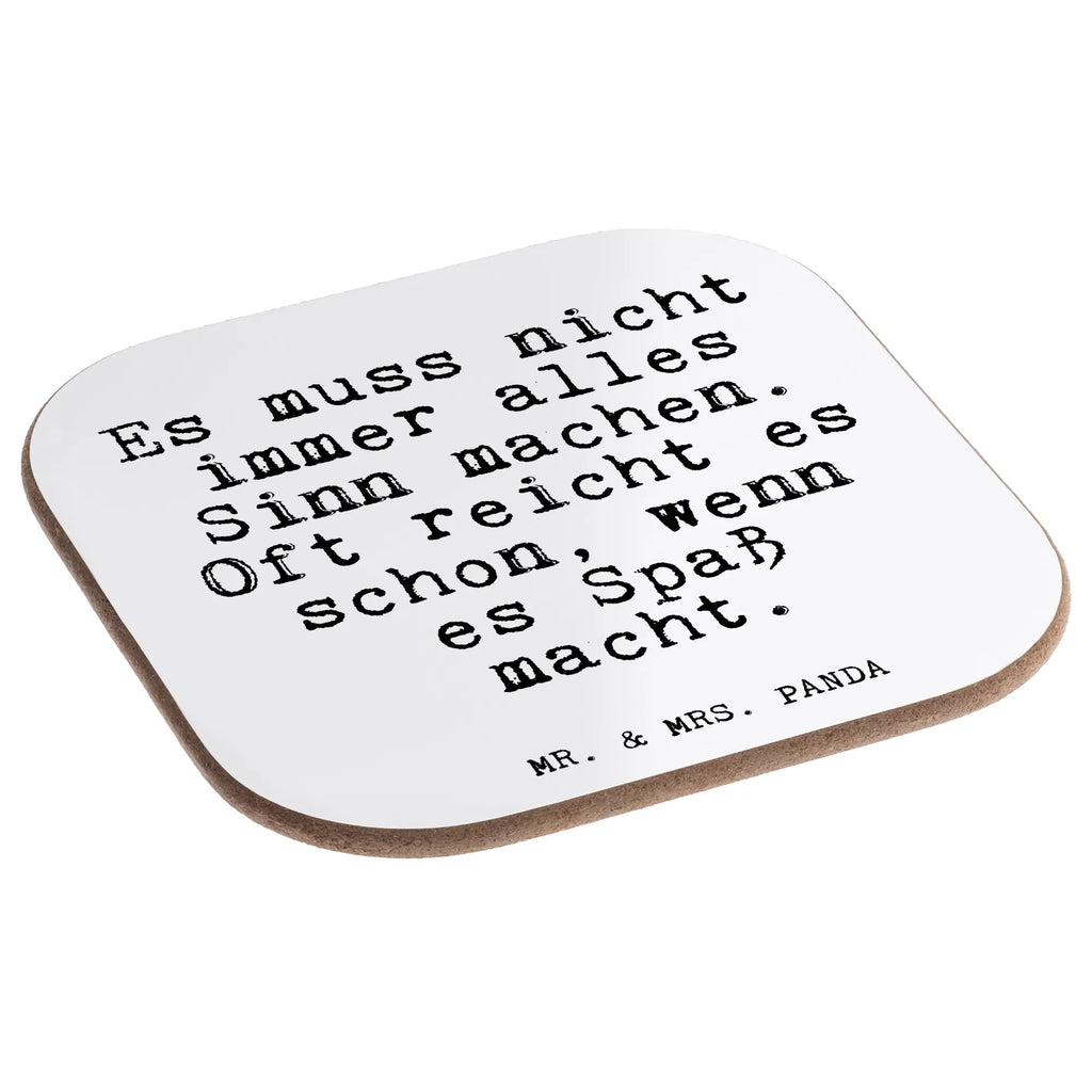 Square coaster Es muss nicht immer... Coasters, party, presents, gift, glass coasters, breakfast, gifts, saying, sayings, funny, wisdom, quotes, Glizzer Spell Proverbs Wisdom Quotes Funny Wisdom Words