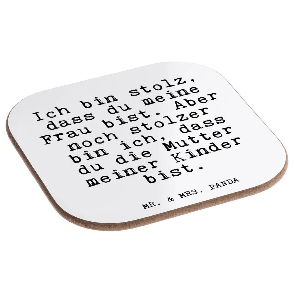 Square coaster Ich bin stolz, dass... gift, gifts, Coasters, breakfast, party, presents, glass coasters, saying, sayings, funny, wisdom, quotes, Glizzer Spell Proverbs Wisdom Quotes Funny Wisdom Words