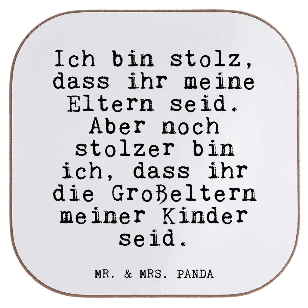 Square coaster Ich bin stolz, dass... party, gift, gifts, breakfast, glass coasters, Coasters, presents, saying, sayings, funny, wisdom, quotes, Glizzer Spell Proverbs Wisdom Quotes Funny Wisdom Words