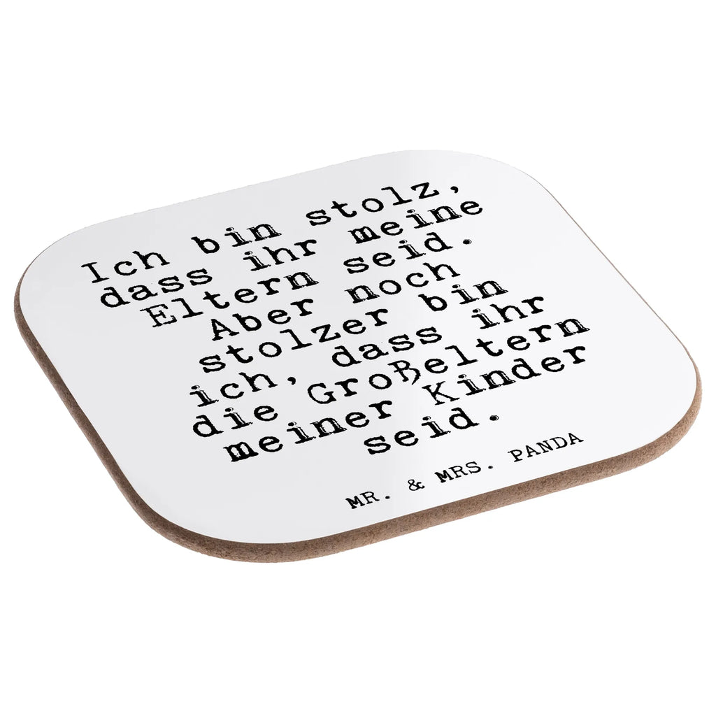 Square coaster Ich bin stolz, dass... party, gift, gifts, breakfast, glass coasters, Coasters, presents, saying, sayings, funny, wisdom, quotes, Glizzer Spell Proverbs Wisdom Quotes Funny Wisdom Words