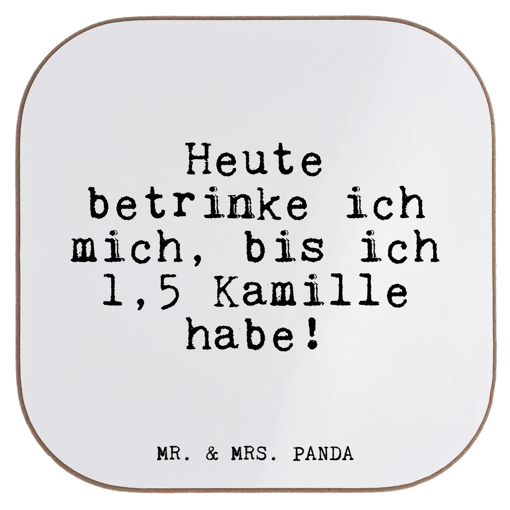 Square coaster Heute betrinke ich mich,... presents, gift, Coasters, glass coasters, breakfast, gifts, party, saying, sayings, funny, wisdom, quotes, Glizzer Spell Proverbs Wisdom Quotes Funny Wisdom Words