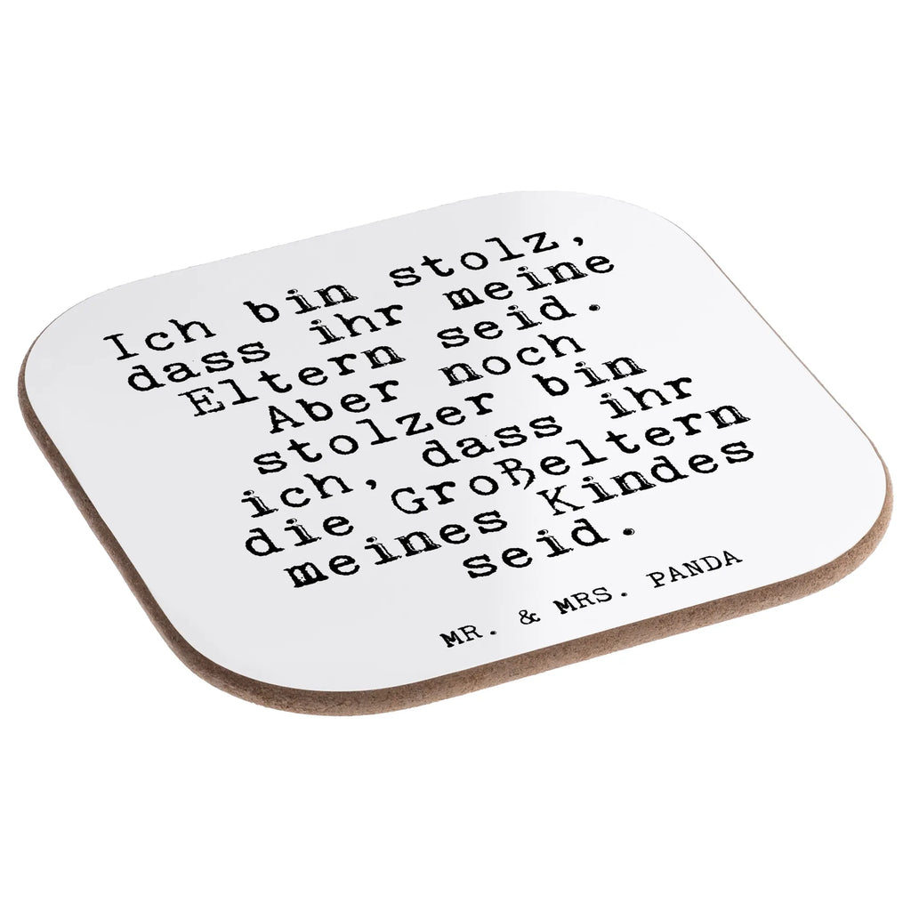 Podkładka Ich bin stolz, dass... Przysłowie, przysłowia, zabawne przysłowia, mądrości, cytaty, prezenty z przysłowiami