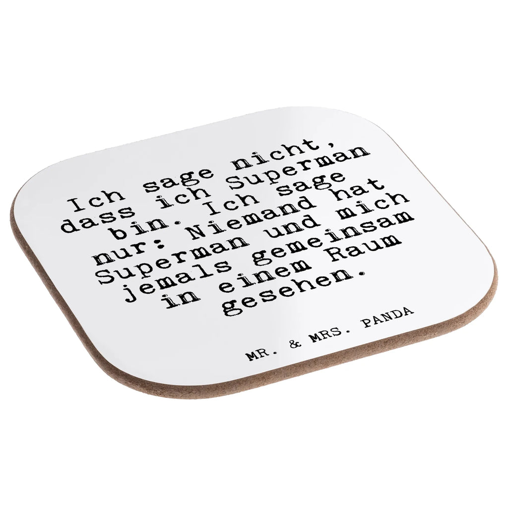 Square coaster Ich sage nicht, dass... gifts, presents, party, glass coasters, Coasters, gift, breakfast, saying, sayings, funny, wisdom, quotes, Glizzer Spell Proverbs Wisdom Quotes Funny Wisdom Words