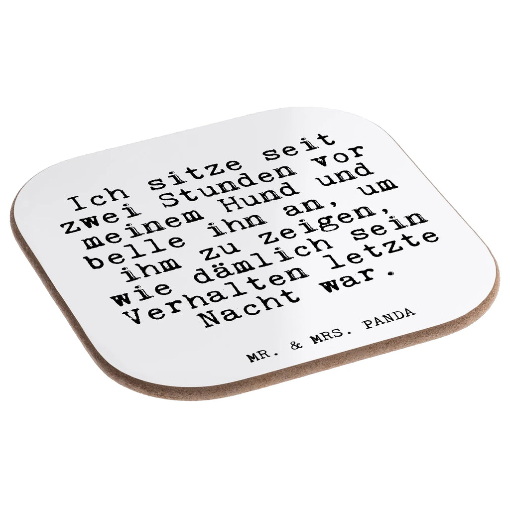 Podkładka Ich sitze seit zwei... Przysłowie, przysłowia, zabawne przysłowia, mądrości, cytaty, prezenty z przysłowiami