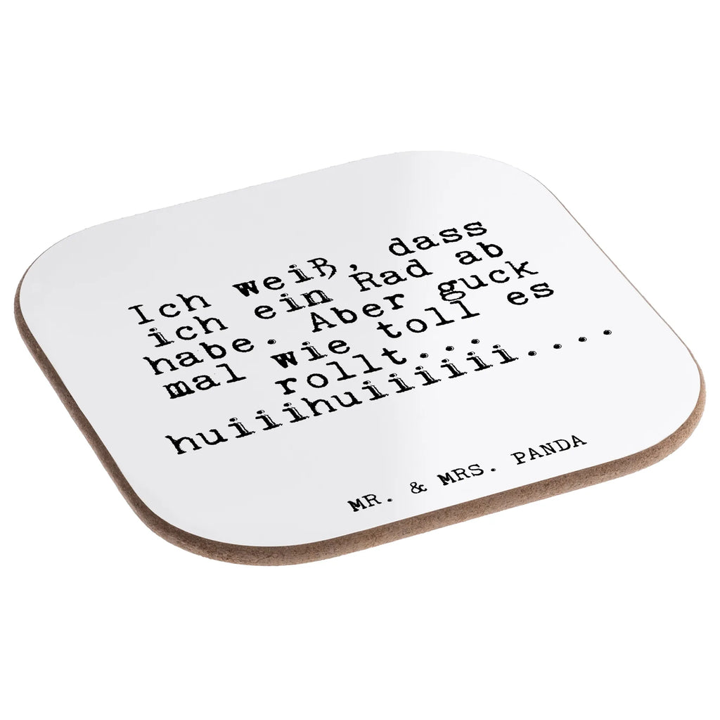 Square coaster Ich weiß, dass ich... Coasters, party, breakfast, gifts, presents, gift, glass coasters, saying, sayings, funny, wisdom, quotes, Glizzer Spell Proverbs Wisdom Quotes Funny Wisdom Words