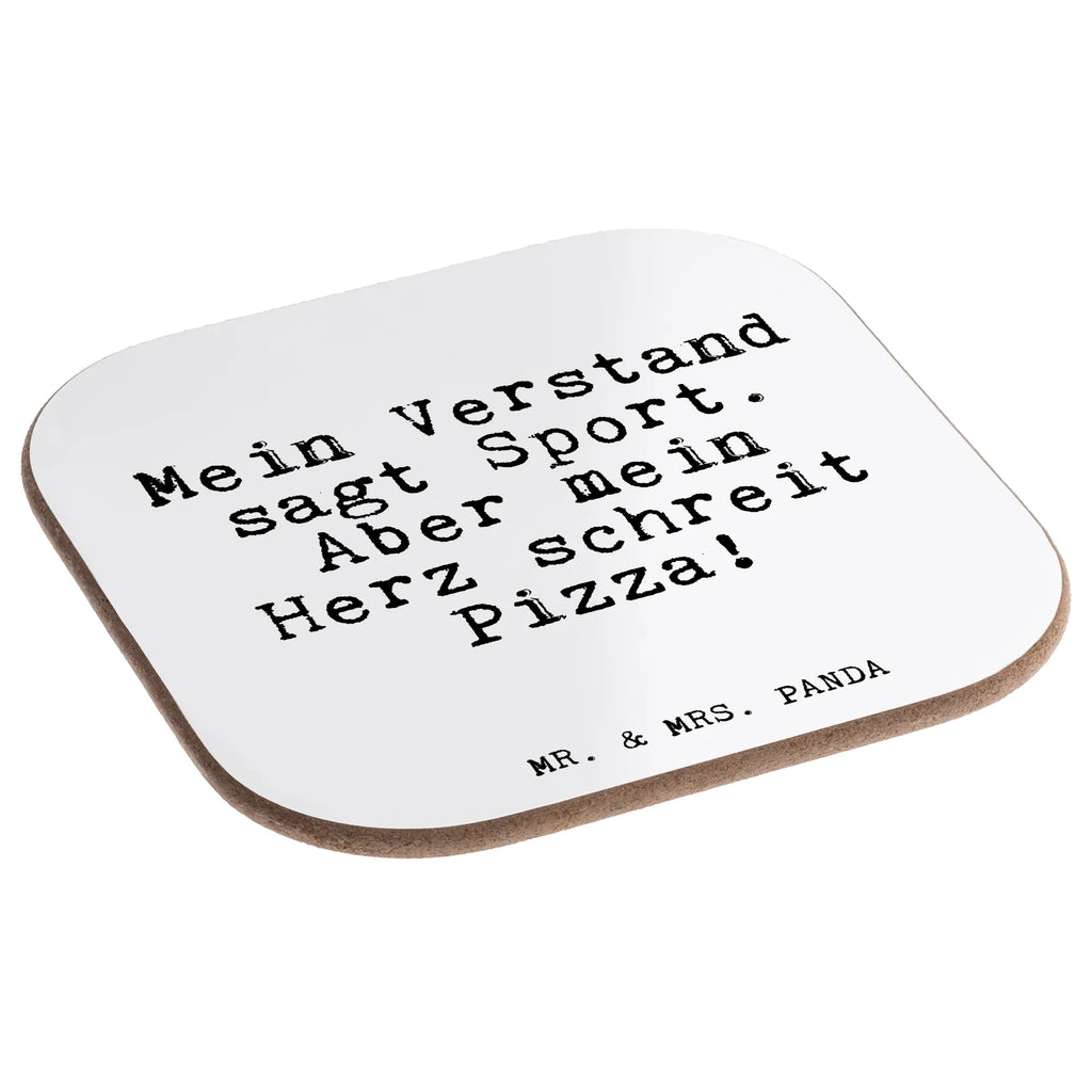 Square coaster Mein Verstand sagt Sport.... party, presents, glass coasters, gift, gifts, Coasters, breakfast, saying, sayings, funny, wisdom, quotes, Glizzer Spell Proverbs Wisdom Quotes Funny Wisdom Words