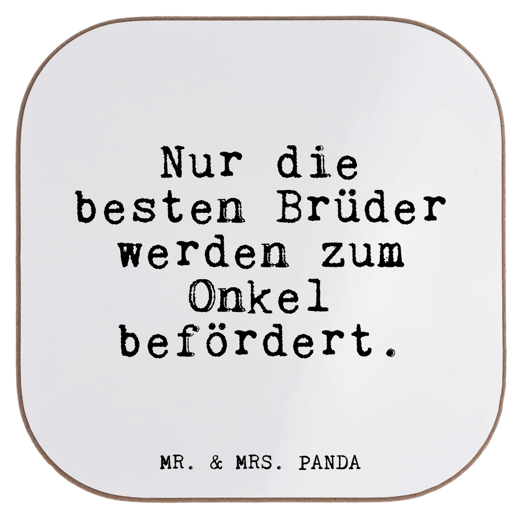 Square coaster Nur die besten Brüder... glass coasters, Coasters, gift, breakfast, party, presents, gifts, saying, sayings, funny, wisdom, quotes, Glizzer Spell Proverbs Wisdom Quotes Funny Wisdom Words