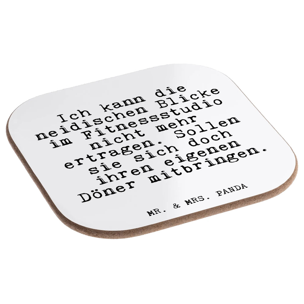 Square coaster Ich kann die neidischen... gift, Coasters, breakfast, presents, gifts, glass coasters, party, saying, sayings, funny, wisdom, quotes, Glizzer Spell Proverbs Wisdom Quotes Funny Wisdom Words