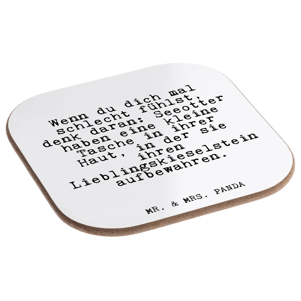 Square coaster Wenn du dich mal... presents, gift, party, breakfast, glass coasters, Coasters, gifts, saying, sayings, funny, wisdom, quotes, Glizzer Spell Proverbs Wisdom Quotes Funny Wisdom Words