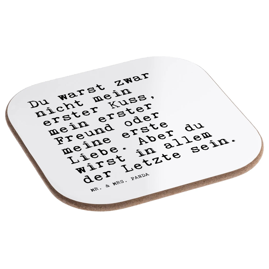 Square coaster Du warst zwar nicht... party, gifts, gift, presents, breakfast, Coasters, glass coasters, saying, sayings, funny, wisdom, quotes, Sayings Proverbs Wisdom Quotes Funny Wisdom Words