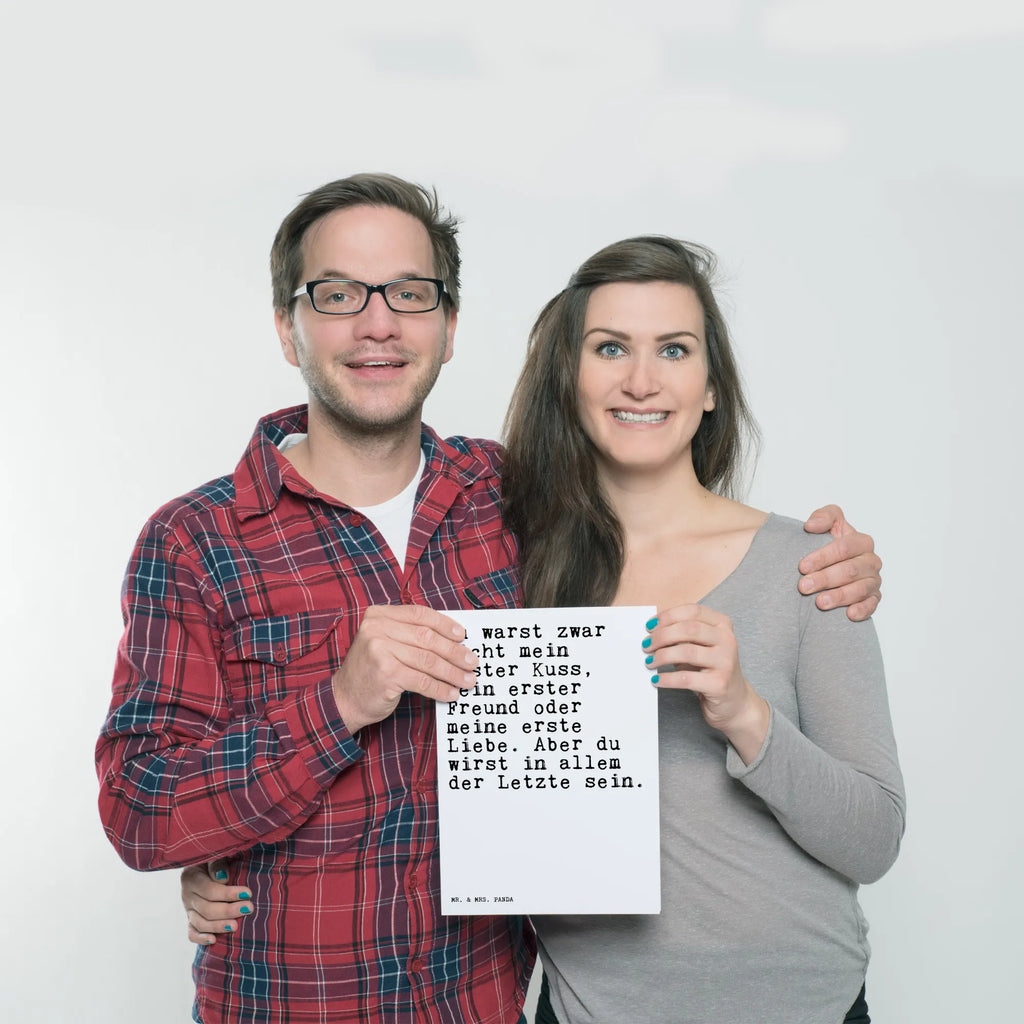 Plakat Du warst zwar nicht... Przysłowie, przysłowia, zabawne przysłowia, mądrości, cytaty, prezenty z przysłowiami