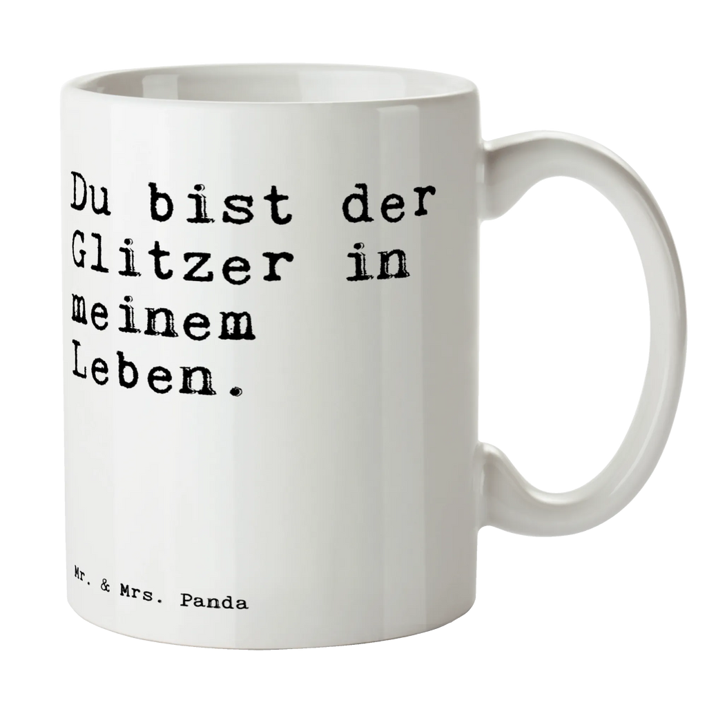 Tasse Sprüche und Zitate Du bist der Glitzer in meinem Leben. Designtasse, Teepott, Becher, Frühstücksbecher, heißgetränkebecher, Trinktasse, Henkelbecher, Frühstückstasse, Geschenktasse, kaffeetasse keramik, Keramikbecher, Kaffeepott, Mug, Teebecher, kaffeetasse bedruckt, Trinkbecher, Coffee Mug, milchkaffeetasse, Tasse mit Motiv, Bürobecher, Kaffeebecher, Tasse, haferl, hochwertige tasse, Kaffeetasse, schöne tasse, kaffeebecher bedruckt, tasse für kaffee, Sprüchetasse, Henkeltasse, tasse für büro, Motivtasse, Kakaotasse, kaffeebecher keramik, Keramiktasse, statement tasse, Tasse mit Spruch, design tasse, Teetasse, Pott, Bedruckte Tasse, Dekotasse, Bürotasse, Sprüche, Lustige Sprüche, Weisheiten, Zitate, Spruch, Spruch Geschenke, Spruch Sprüche Weisheiten Zitate Lustig Weisheit Worte