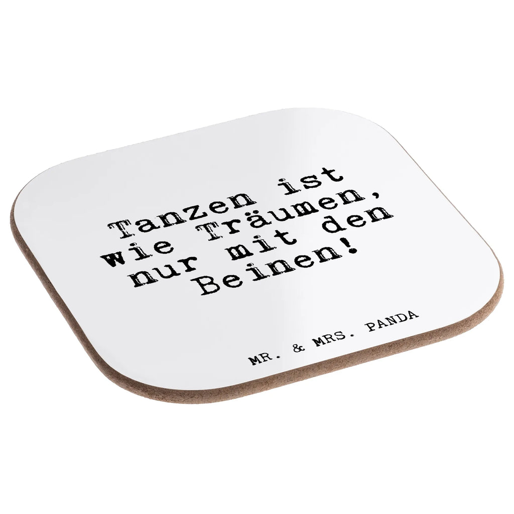 Square coaster Tanzen ist wie Träumen,... gifts, Coasters, party, gift, presents, glass coasters, breakfast, saying, sayings, funny, wisdom, quotes, Glizzer Spell Proverbs Wisdom Quotes Funny Wisdom Words