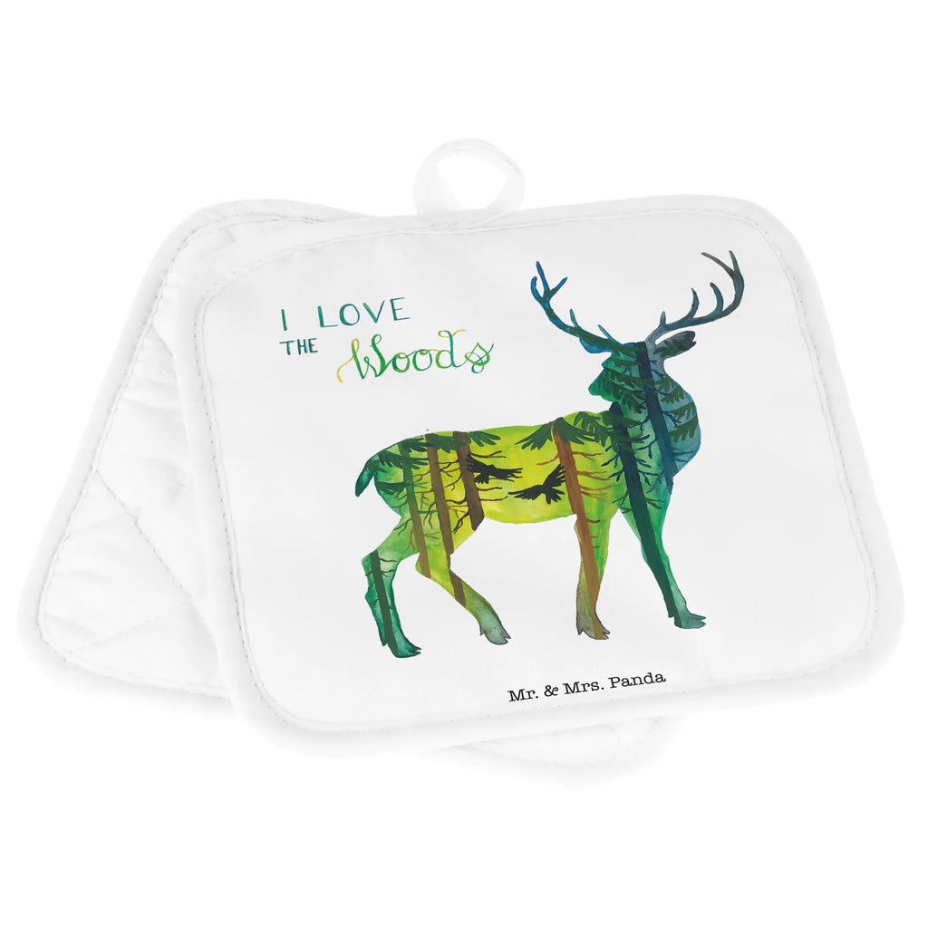 2er Set Topflappen  Hirsch I love the woods Topfhandschuhe, Topflappen, Topflappen 2er Set, Schöne Topflappen, Ofenhandschuh, Topflappen lustig, Topflappen mit Spruch, Topflappen Set, Ofenhandschuhe, Topflappenset, Topfhandschuh, Topfuntersetzer, Blumen Deko, Frühlings Deko, Sommer Deko, Dekoration, positive Botschaft, Naturliebhaber, Outdoor, Natur, Abenteuer, woods, Hirsch, Wald