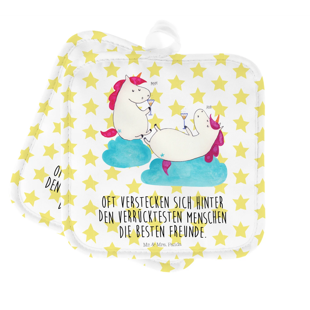 2er Set Topflappen  Einhörner Sekt Topfhandschuh, Topfuntersetzer, Ofenhandschuh, Ofenhandschuhe, Topflappenset, Schöne Topflappen, Topflappen 2er Set, Topflappen mit Spruch, Topflappen lustig, Topflappen Set, Topfhandschuhe, Topflappen, Einhorn, Einhörner, Einhorn Deko, Unicorn, Party, Spaß, Sekt, Korken, Beste, Anstoßen, BFF, Freundin, Freundinnen, Mädelsabend