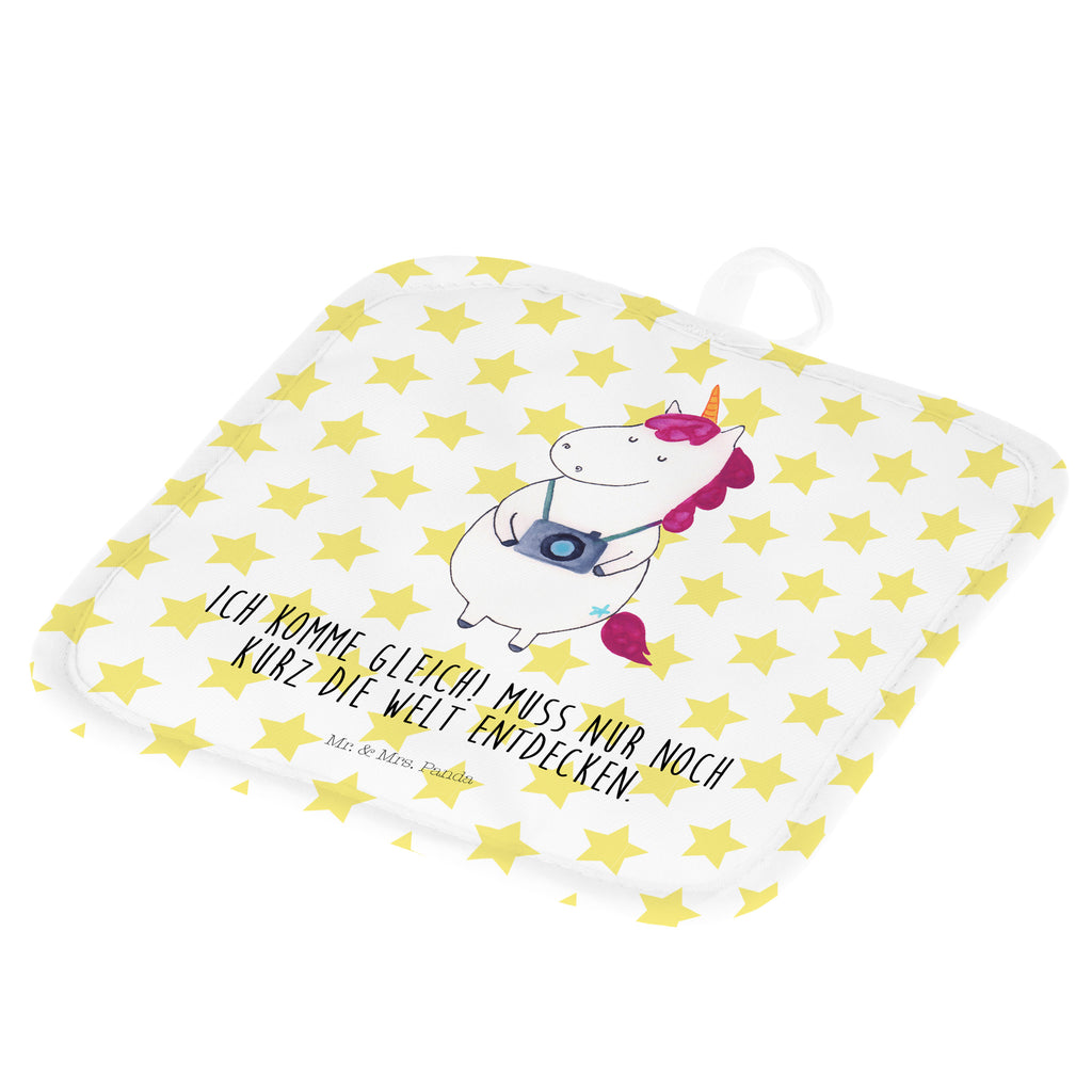 2-elementowy zestaw podkładek pod garnki Jednorożec fotograf Jednorożec, jednorożce, dekoracje jednorożca, jednorożec