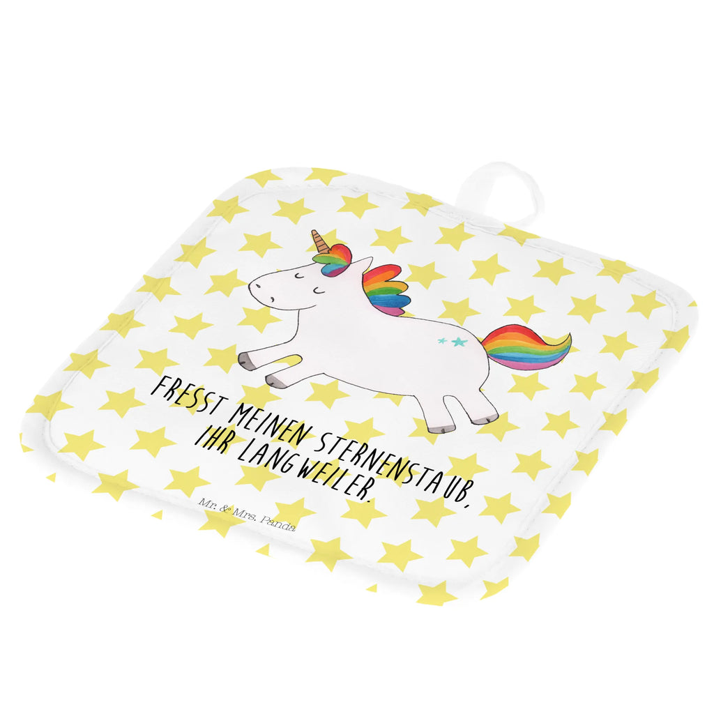2er Set Topflappen  Einhorn Happy Topflappen Set, Topfuntersetzer, Topflappen mit Spruch, Topflappen lustig, Topfhandschuh, Ofenhandschuh, Schöne Topflappen, Topflappen 2er Set, Topflappenset, Topflappen, Ofenhandschuhe, Topfhandschuhe, Einhorn, Einhörner, Einhorn Deko, Unicorn, fröhlich, glücklich, witzig, Lächeln, Spaß, spannend, Lebensfreude, Lachen, Freude