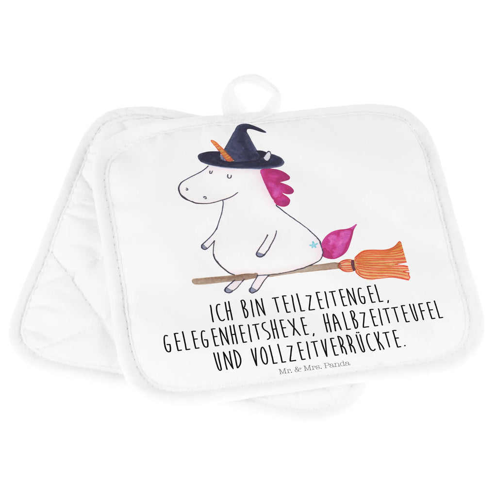 2er Set Topflappen  Einhorn Hexe Topflappen, Topflappen 2er Set, Topflappenset, Topfhandschuhe, topfhalter, Topflappen Set, 2er Set Topflappen, Topfuntersetzer, Einhörner, Einhorn Deko, Unicorn, Einhorn, Ehefrau, Engel, Teufel, Frau, Leben, Zicke, Hexe, Verrückte, Freundin