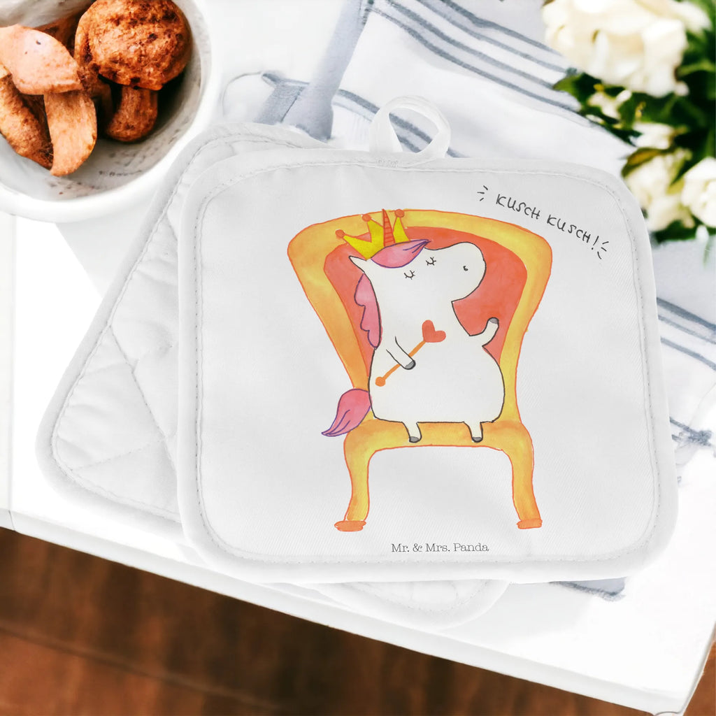 2er Set Topflappen  Einhorn König topfhalter, 2er Set Topflappen, Topfuntersetzer, Topfhandschuhe, Topflappen 2er Set, Topflappenset, Topflappen Set, Topflappen, Einhörner, Einhorn Deko, Unicorn, Einhorn, Bundeskanzler, König, Kaiser, Herrscher, Krone, Präsident, Prinzessin