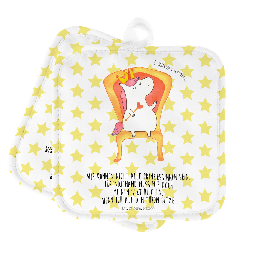 2er Set Topflappen  Einhorn König topfhalter, 2er Set Topflappen, Topfuntersetzer, Topfhandschuhe, Topflappen 2er Set, Topflappenset, Topflappen Set, Topflappen, Einhörner, Einhorn Deko, Unicorn, Einhorn, Bundeskanzler, König, Kaiser, Herrscher, Krone, Präsident, Prinzessin