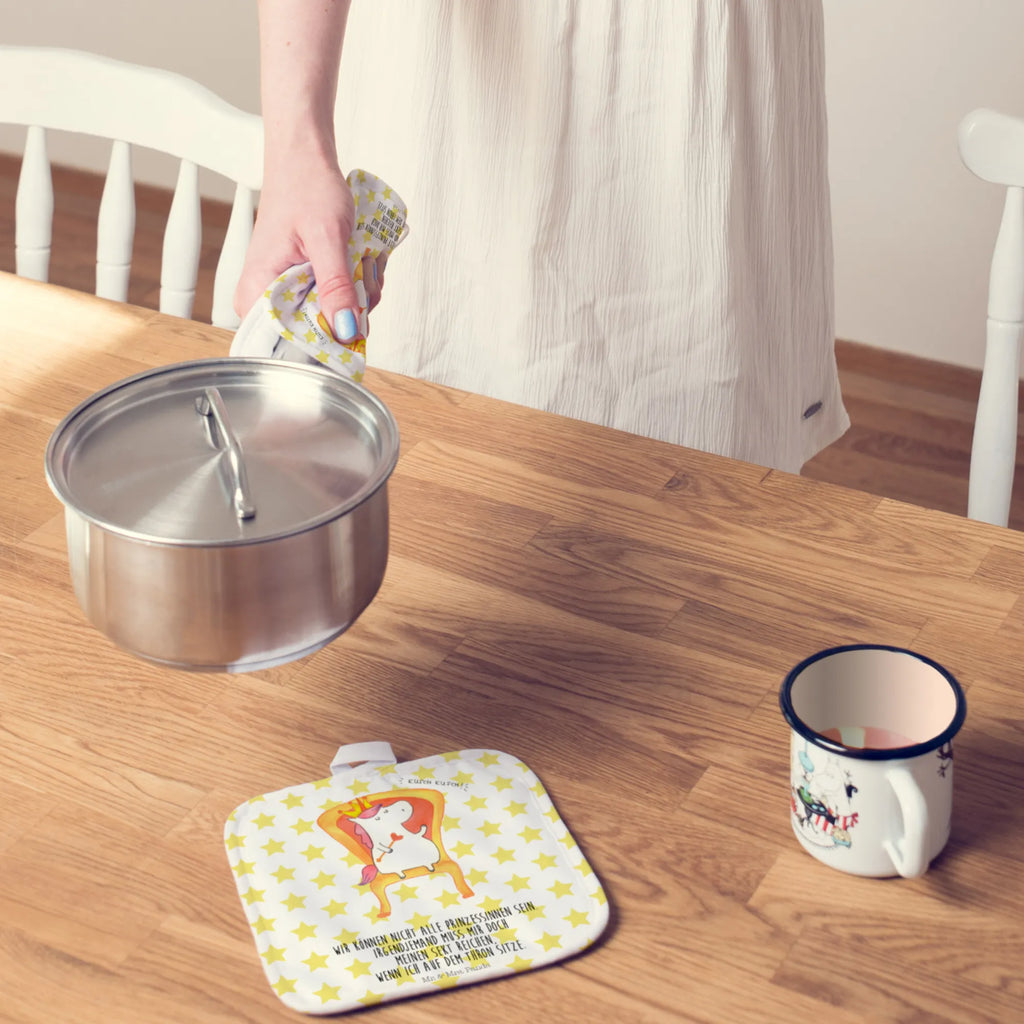 2er Set Topflappen  Einhorn König topfhalter, 2er Set Topflappen, Topfuntersetzer, Topfhandschuhe, Topflappen 2er Set, Topflappenset, Topflappen Set, Topflappen, Einhörner, Einhorn Deko, Unicorn, Einhorn, Bundeskanzler, König, Kaiser, Herrscher, Krone, Präsident, Prinzessin