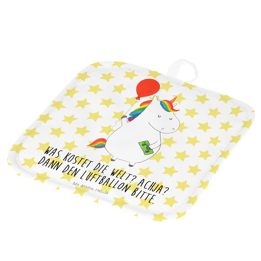 2-elementowy zestaw podkładek pod garnki Jednorożec Balon Topfuntersetzer, Topflappen Set, Topfhandschuh, Topflappen mit Spruch, Ofenhandschuh, Topflappenset, Schöne Topflappen, Topfhandschuhe, Topflappen lustig, Topflappen, Topflappen 2er Set, Ofenhandschuhe, Einhorn, Einhörner, Einhorn Deko, Unicorn, Freude, Freundin, Luftballon, Lebenslust, Geschenk, Geld