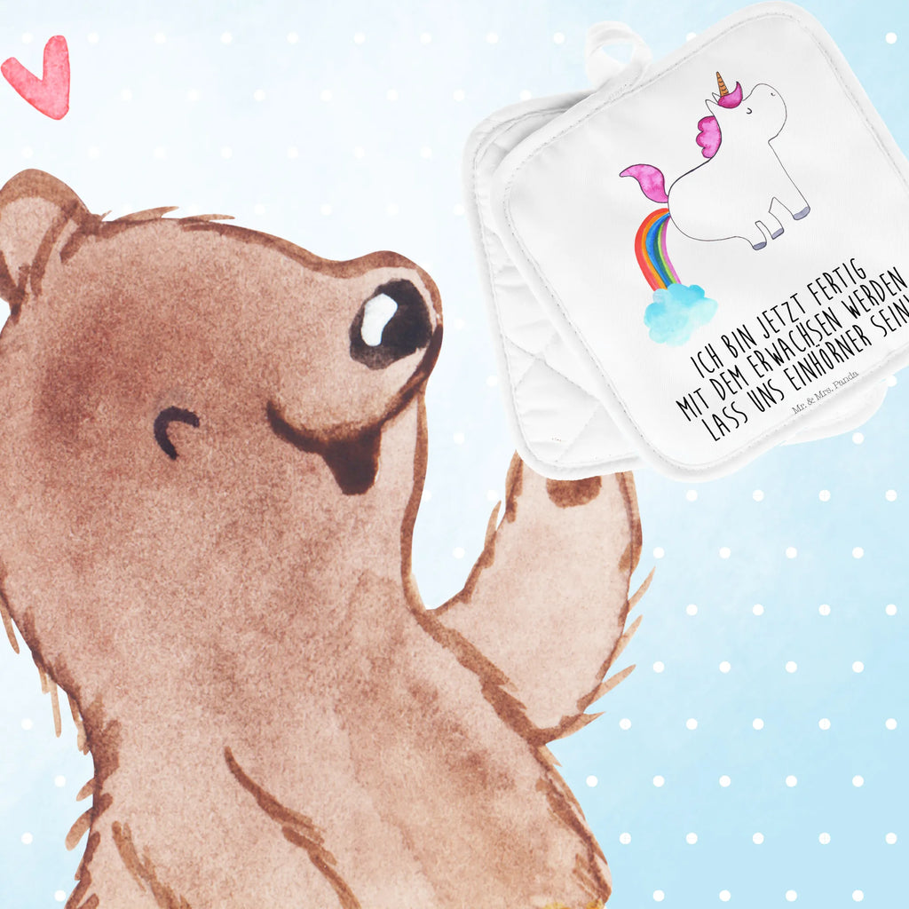 2er Set Topflappen  Einhorn Pupsend Ofenhandschuhe, Topfuntersetzer, Ofenhandschuh, Topflappenset, Topfhandschuh, Topflappen lustig, Topflappen mit Spruch, Topflappen, Topfhandschuhe, Schöne Topflappen, Topflappen Set, Topflappen 2er Set, Einhorn, Einhörner, Einhorn Deko, Unicorn, Erwachsenwerden, Pups, Glitzer, Spaß, Regenbogen, Einhornpower, lustig, Freundin