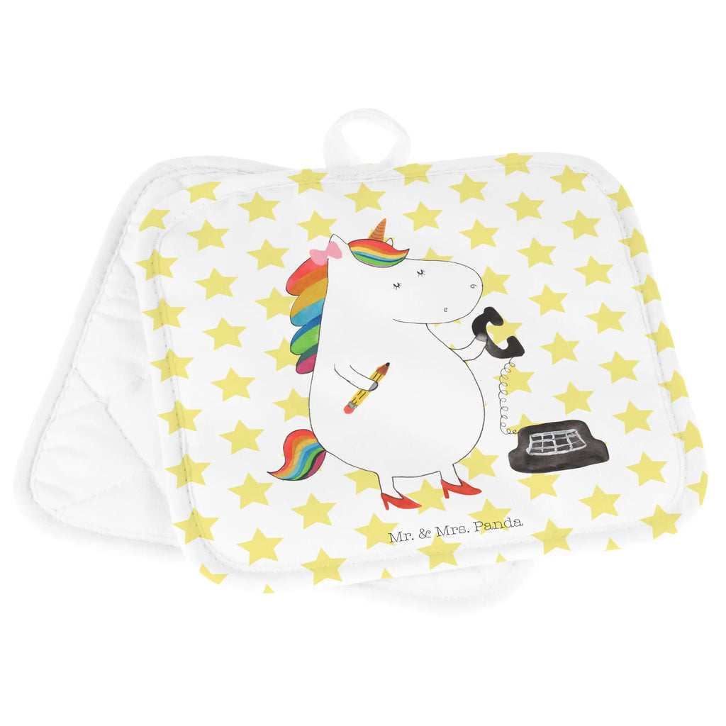 2-elementowy zestaw podkładek pod garnki Jednorożec sekretarka Topflappen 2er Set, Topfuntersetzer, Topflappen, Topflappen Set, 2er Set Topflappen, Topflappenset, topfhalter, Topfhandschuhe, Einhörner, Einhorn Deko, Unicorn, Einhorn, Bürohilfe, Steuerbüro, Rechtsanwaltsgehilfin, Steuerkanzlei, Rechtsanwältin, Bürokraft, Büro, Sekretärin