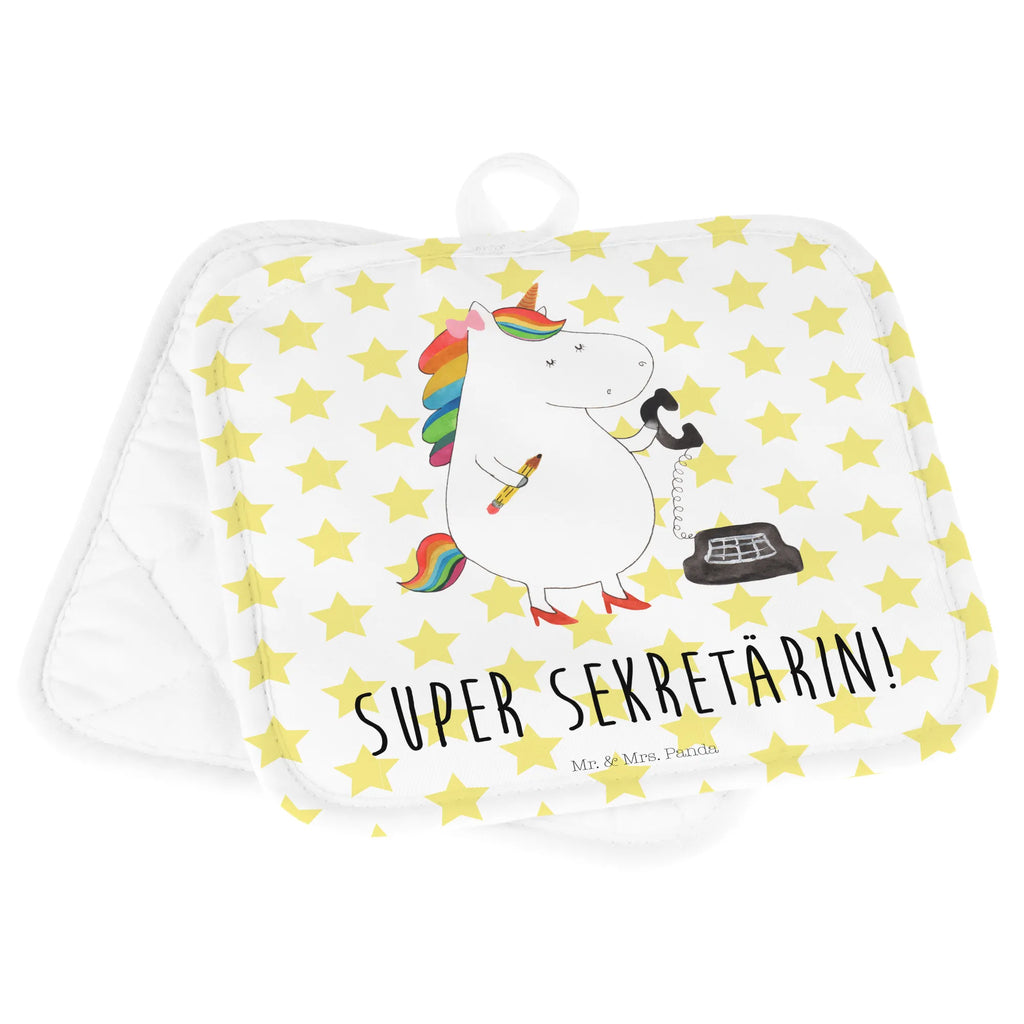 2-elementowy zestaw podkładek pod garnki Jednorożec sekretarka Topflappen 2er Set, Topfuntersetzer, Topflappen, Topflappen Set, 2er Set Topflappen, Topflappenset, topfhalter, Topfhandschuhe, Einhörner, Einhorn Deko, Unicorn, Einhorn, Bürohilfe, Steuerbüro, Rechtsanwaltsgehilfin, Steuerkanzlei, Rechtsanwältin, Bürokraft, Büro, Sekretärin