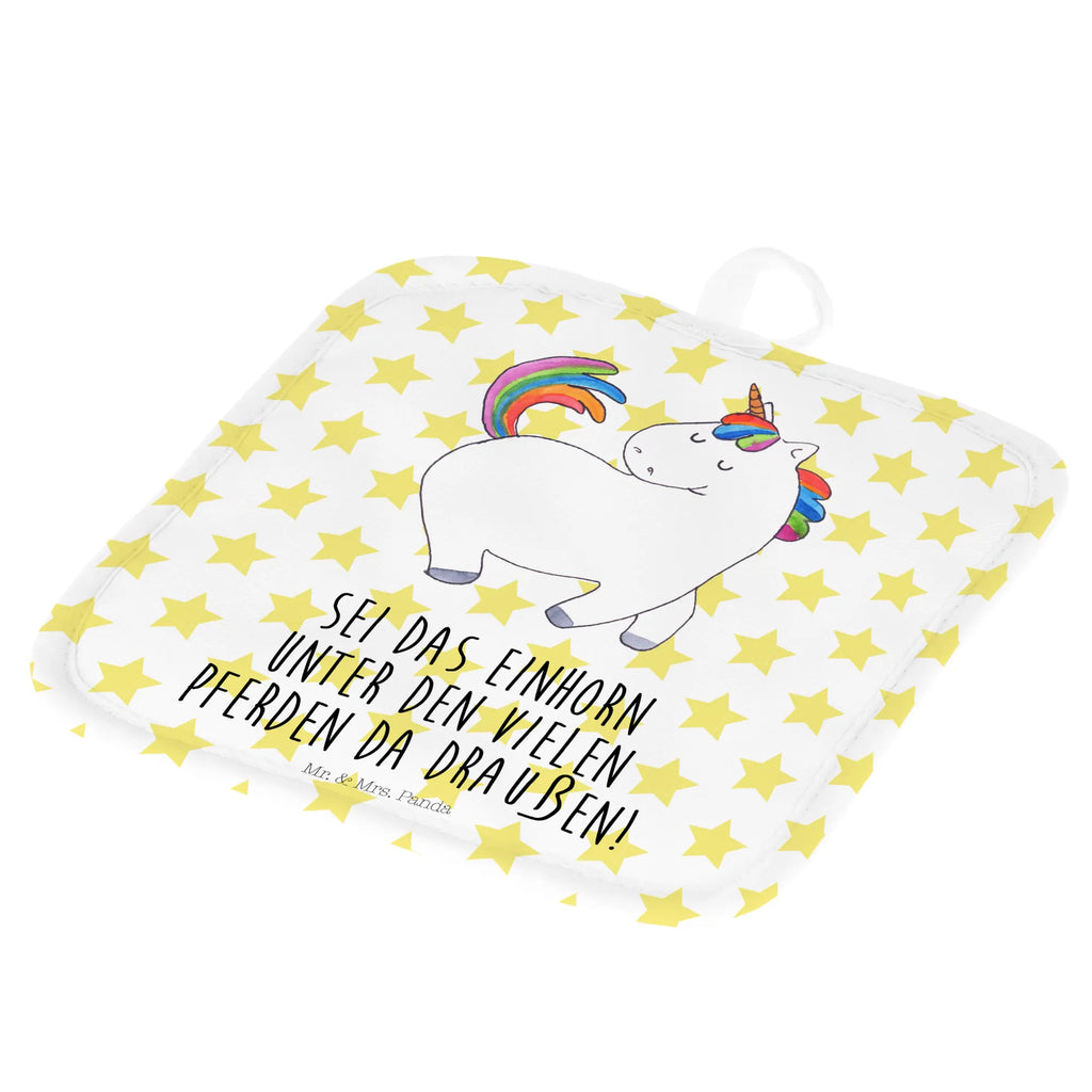 2-elementowy zestaw podkładek pod garnki jednorożec dumnie kroczyć Topflappen Set, 2er Set Topflappen, Topfhandschuhe, Topflappenset, Topflappen 2er Set, topfhalter, Topflappen, Topfuntersetzer, Einhörner, Einhorn Deko, Unicorn, Einhorn, Reiter, Reiten, Stolz, Anders, Geschenk, Freundin, Pferd, Bunt