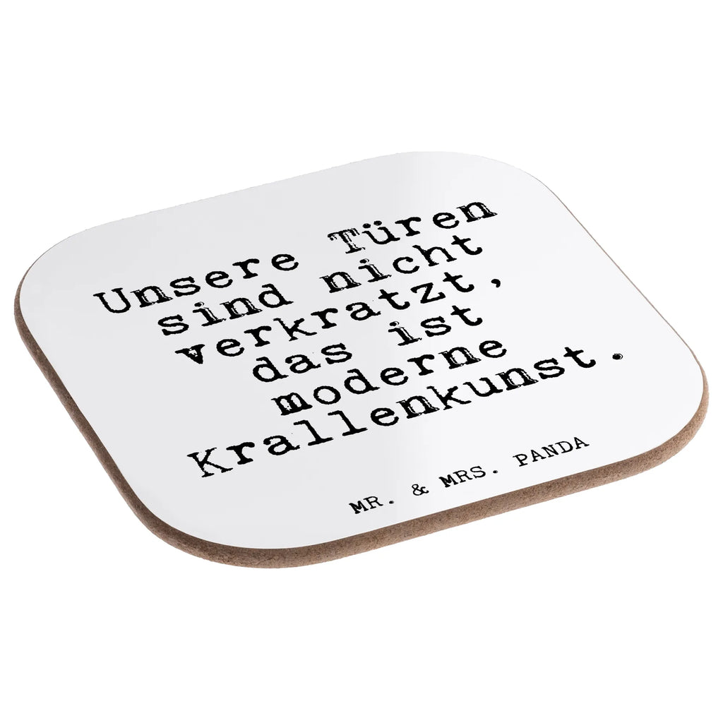 Podkładka Unsere Türen sind nicht... Przysłowie, przysłowia, zabawne przysłowia, mądrości, cytaty, prezenty z przysłowiami