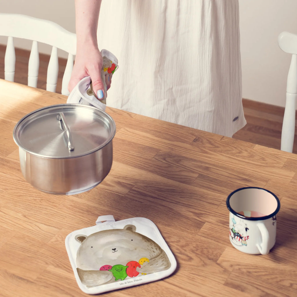 Pot holder bear Feeling potholders, oven cloth set, oven mitts, cooking, baking, oven glove, set, gloves, kitchen, bear, teddy, teddy bear, cuddly toy, Bear, Madness