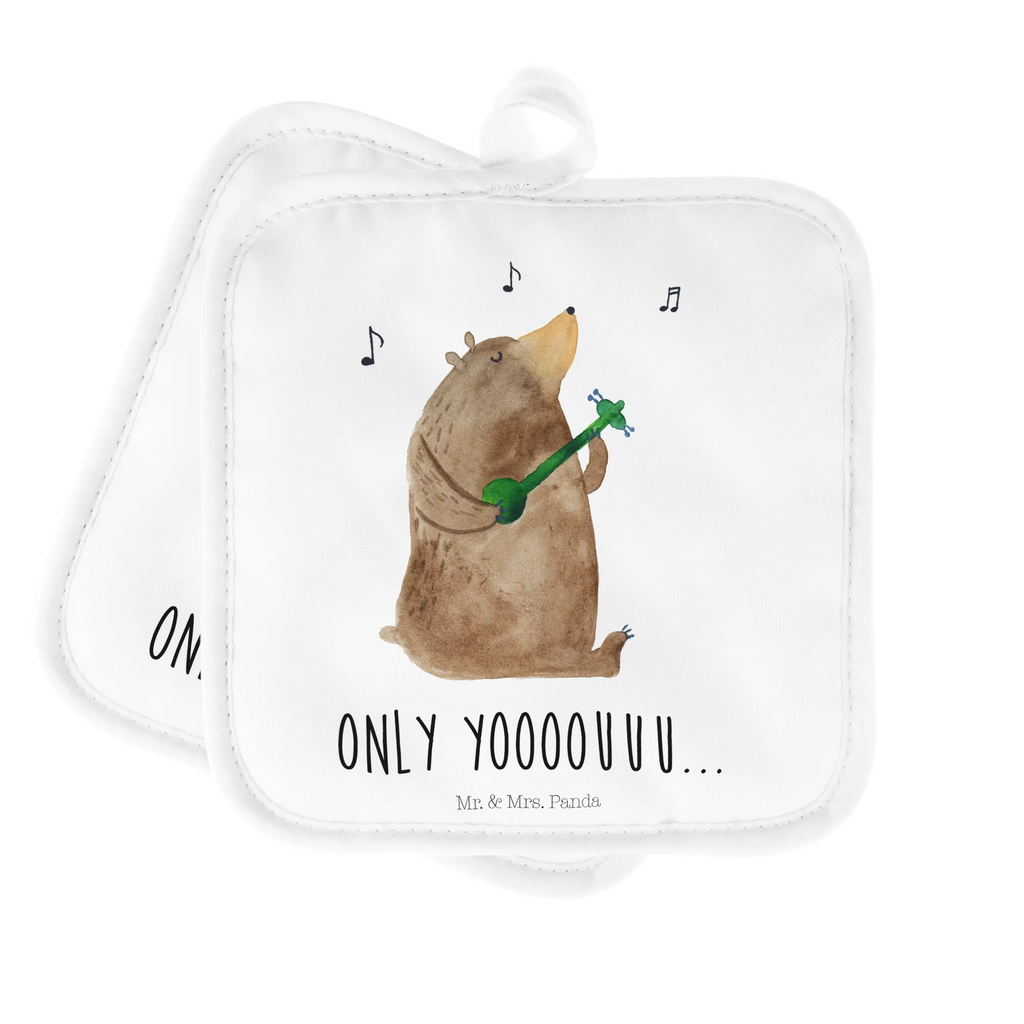 Pot holder bear guitar Topfuntersetzer, Topfhandschuhe, topfhalter, Topflappen 2er Set, 2er Set Topflappen, Topflappenset, Topflappen, Topflappen Set, Bär, Teddy, Teddybär