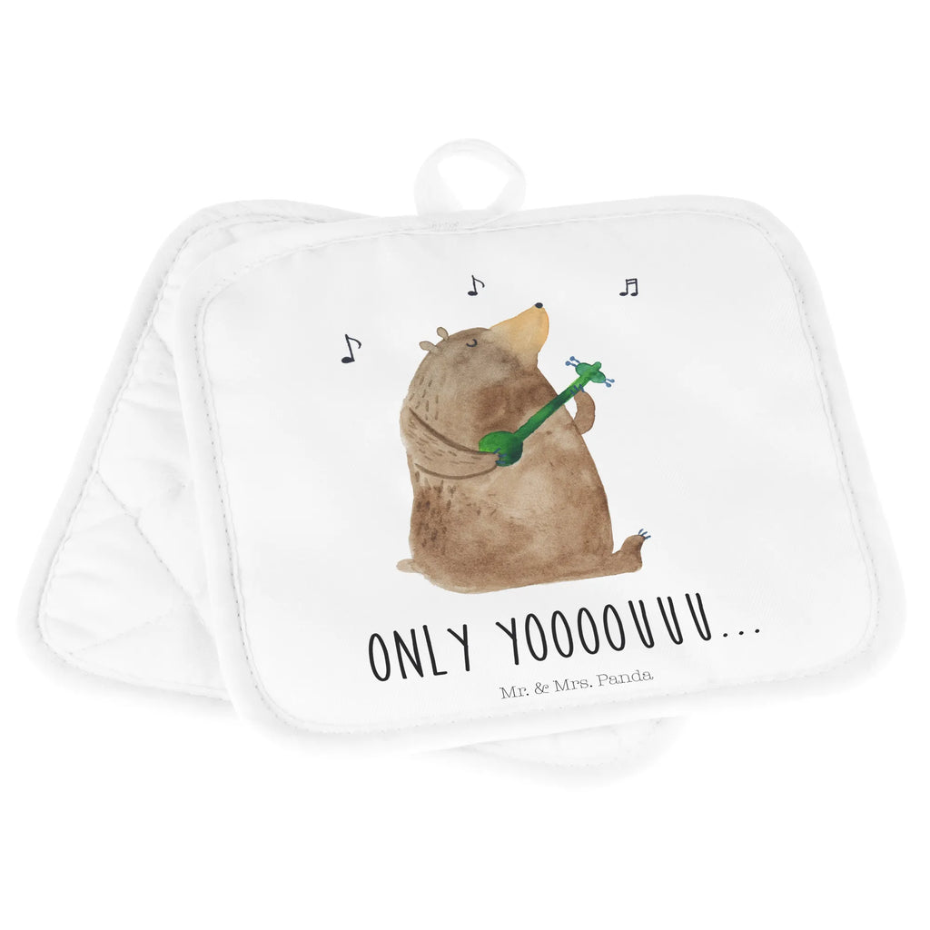 Pot holder bear guitar Topfuntersetzer, Topfhandschuhe, topfhalter, Topflappen 2er Set, 2er Set Topflappen, Topflappenset, Topflappen, Topflappen Set, Bär, Teddy, Teddybär