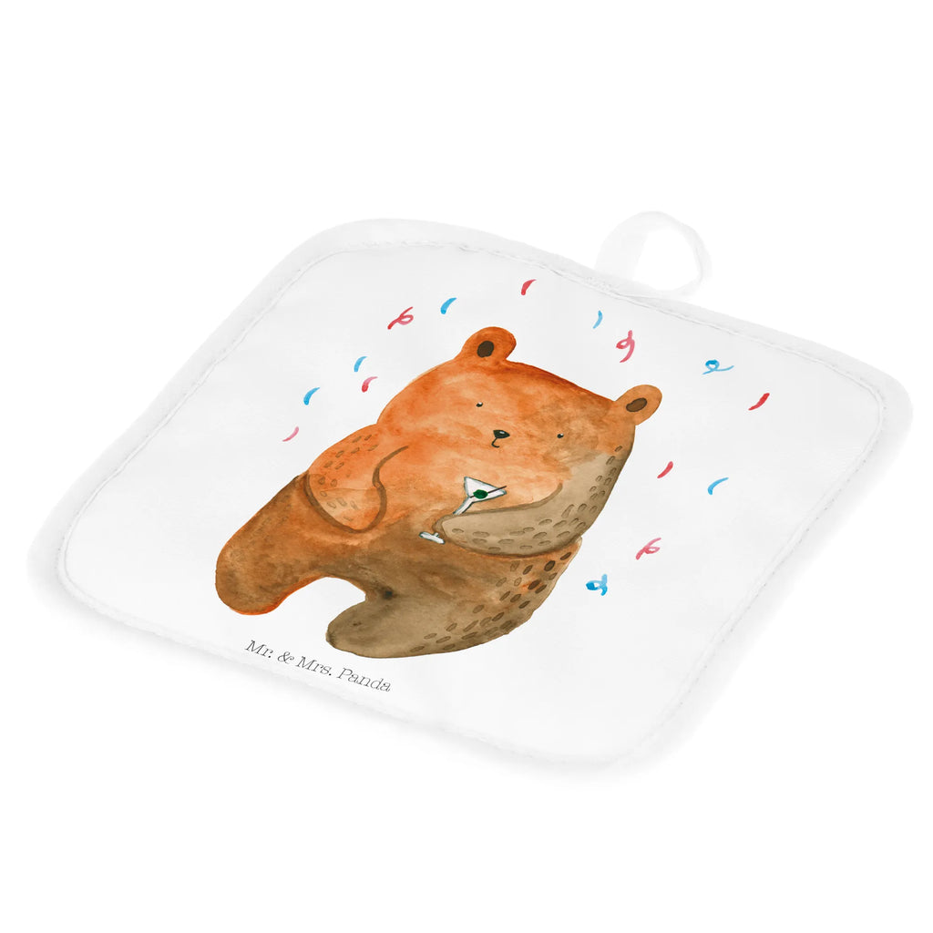 2er Set Topflappen  Bär Party Topflappenset, Topflappen Set, Topflappen 2er Set, Topflappen, 2er Set Topflappen, topfhalter, Topfuntersetzer, Topfhandschuhe, Bär, Teddy, Teddybär, Lustig, Geschenk, Abfeiern, Mitbringsel, Party, Geburtstag, Geburtstagsgeschenk, Feiern, Gute Laune